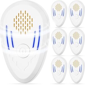 New Ultrasonic Pest Repellent Indoor 6 Packs,
